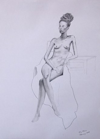 %22A Saturday Afternoon%22  Artistic Nude Artwork by Artist Little Sodus Studio